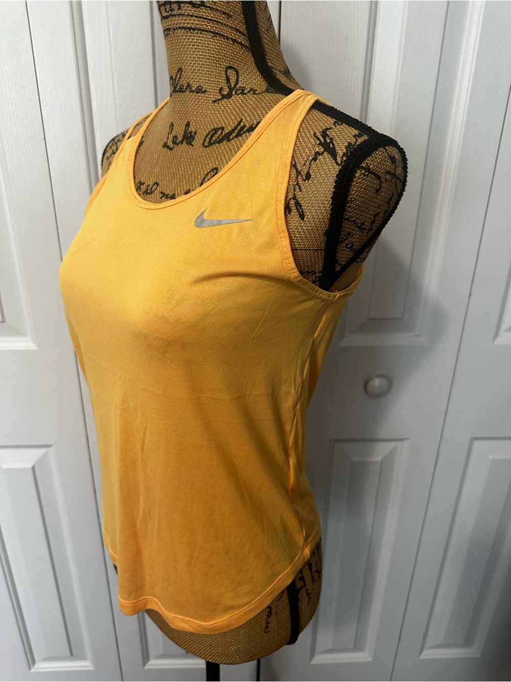 Nike Dri-Fit Yellow Workout Tank Top - Picture 3 of 9